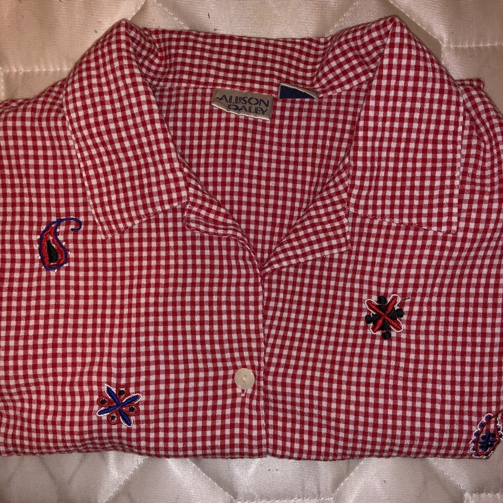 Allison Daley Embroidered shirt